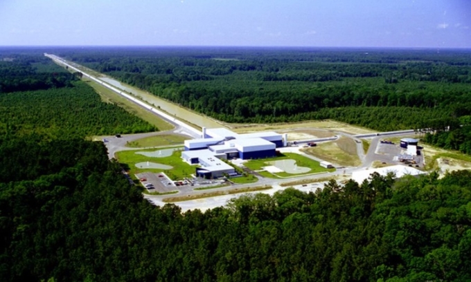 Máy dò của LIGO nằm gần Hanford phía đông bang Washington, Mỹ.