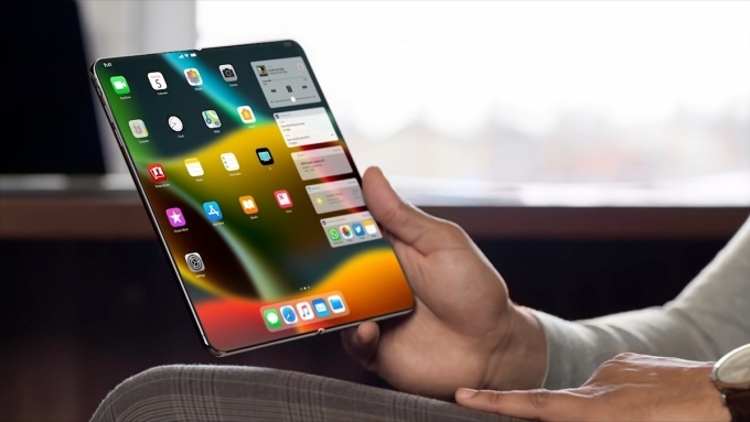 Ý tưởng iPhone Fold màn hình gập. Ảnh: Concepts iPhone.